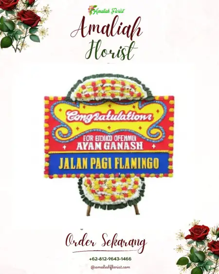 Sewa Papan Bunga Ceger